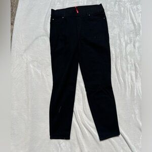 Spanx Black Denim Jeggings sz 1X Tall